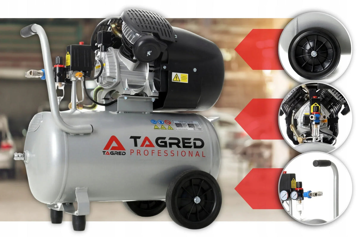 COMPRESSOR TAGRED 50L V2 SEPARATOR KIT + Oil HIGH QUALITY