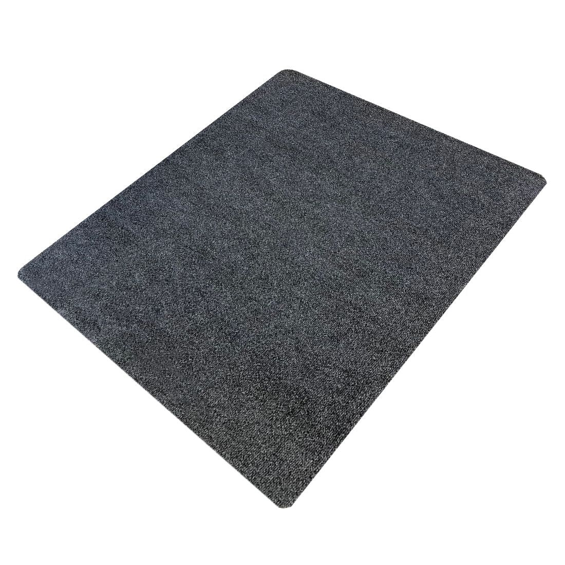 Acomoda Textil – Czarna mata trudnopalna pod grill z powłoką antypoślizgową 100x120 cm. Łatwa w czyszczeniu, regulowana mata chroniąca podłogi wewnątrz i na zewnątrz.