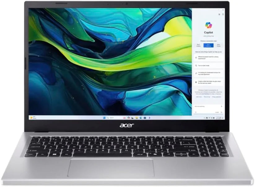 acer Aspire Go 15 - Laptop 15,6" (Intel Core i7 13620H, 16 GB RAM DDR5, 1024 GB SSD, Windows 11 Home, Intel UHD Graphics) Kolor Srebrny, Klawiatura QWERTY Hiszpańska z Klawiaturą Numeryczną