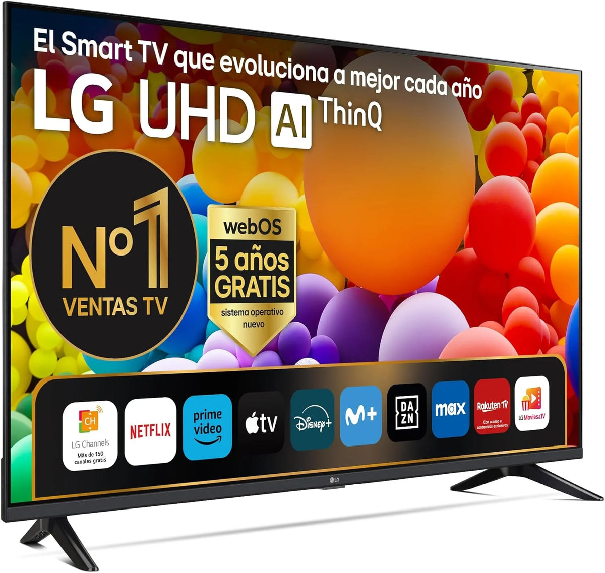 65UT73006LA 65 ",UHD 4K, Seria UT73, Smart TV, WebOS24, Procesor a5, HDR10, Dolby Digital Plus, SmartTV, 3840x2160, Czarny