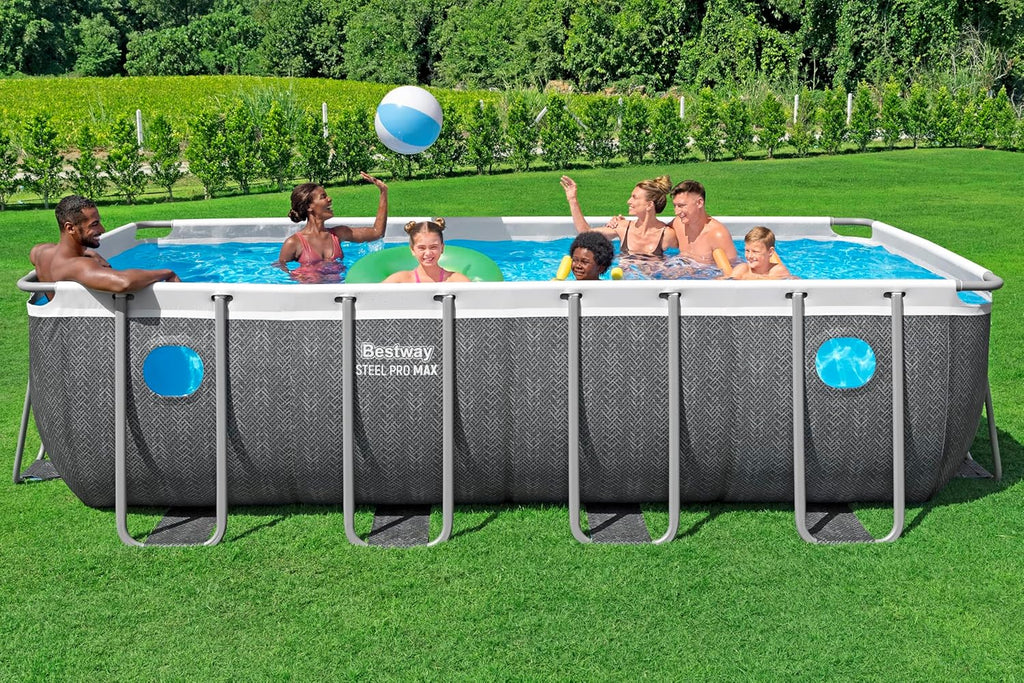 Basen prostokątny Bestway Splashview, 488 x 244 x 122 cm