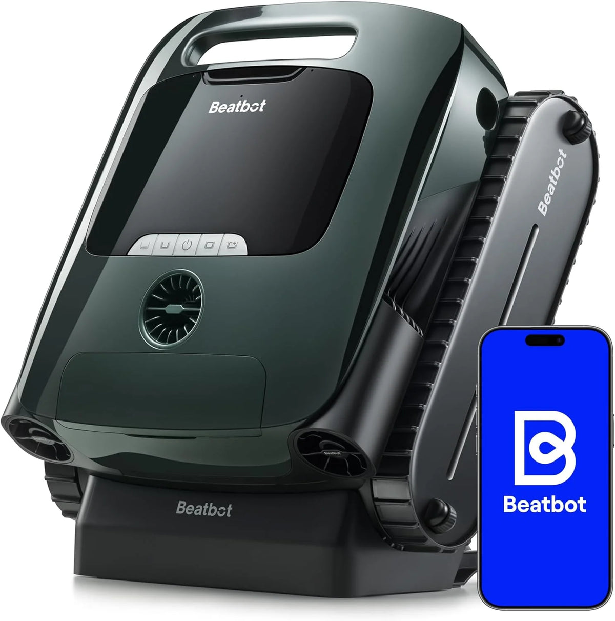 Beatbot AquaSense 2 Pro — Robot sprzątający do basenu, niezrównane czyszczenie 5 w 2, usuwa brud z powierzchni wody za pomocą zdalnej nawigacji, parkuje na powierzchni, klaruje wodę, do basenów