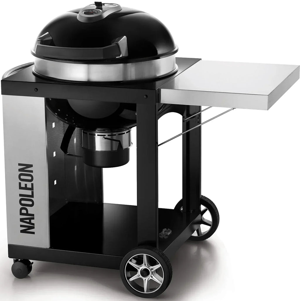 2026 Grill kulisty na węgiel drzewny Napoleon (Ø 57 cm) z wózkiem na kółkach