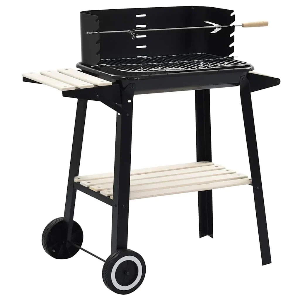 Grill węglowy na kółkach Vidaxl