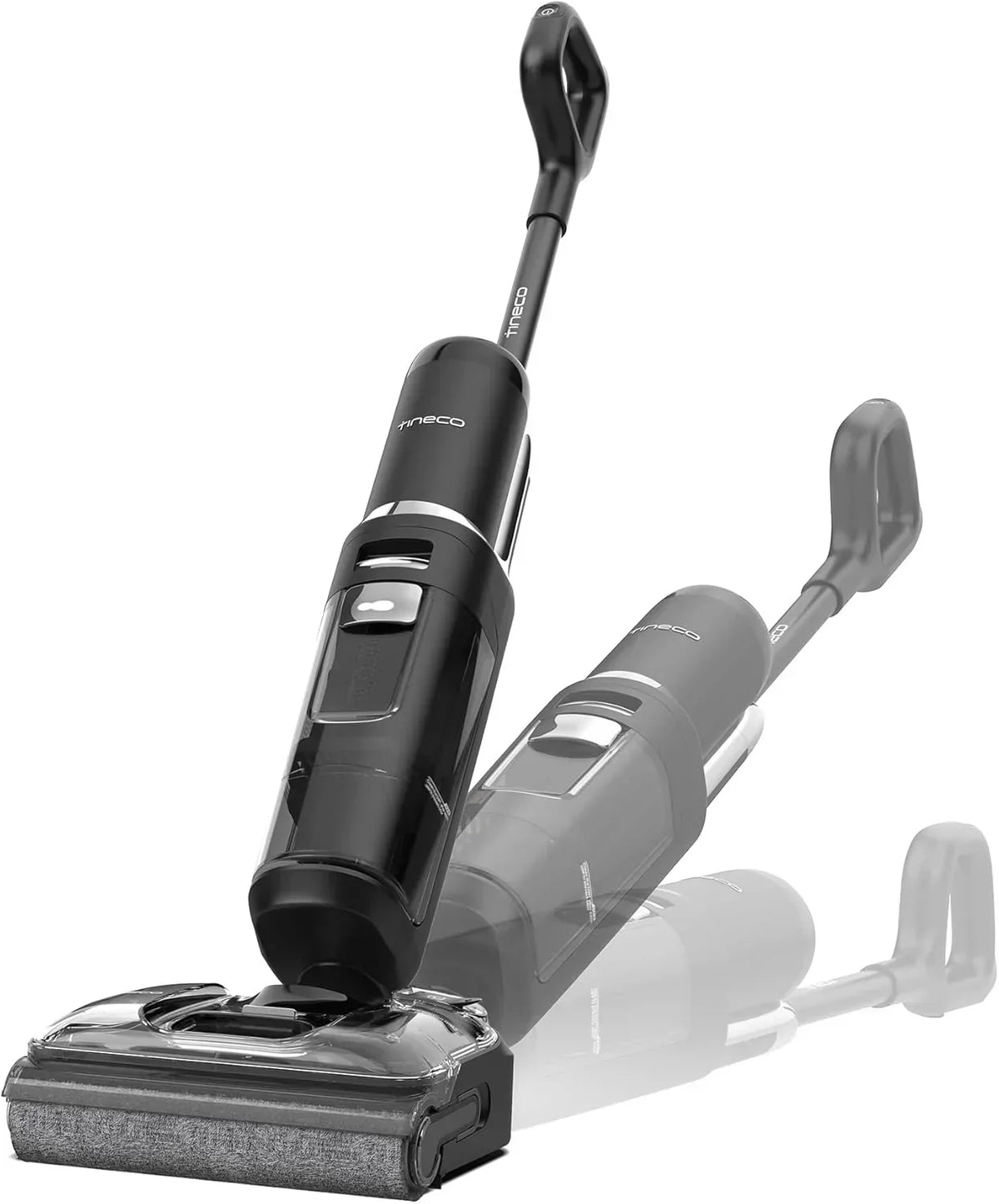 Bezprzewodowy odkurzacz pionowy Tineco Floor One S7 Stretch Ultra do pracy na mokro i sucho - konstrukcja zapobiegająca splątywaniu się włosów w 180° - 50 minut pracy - samooczyszczanie FlashDry w 85°C