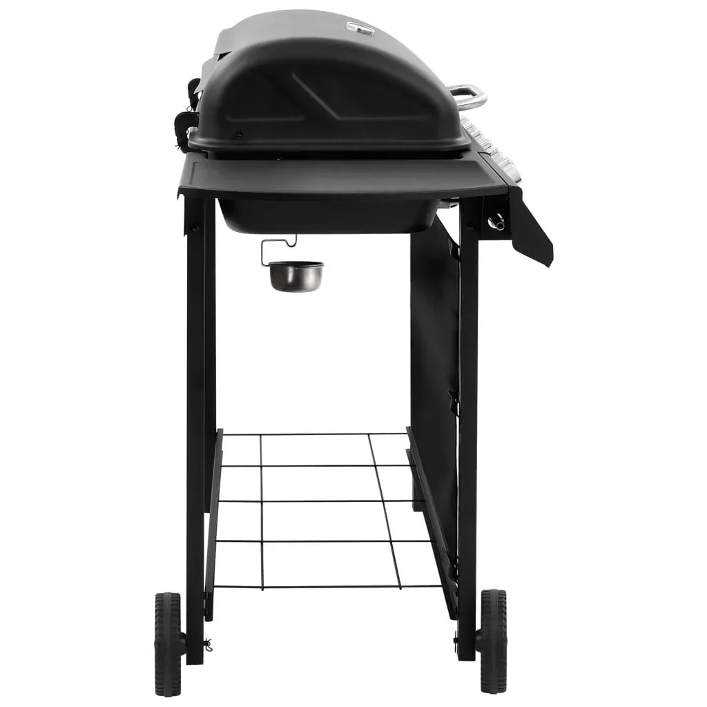 Czarny Grill Gazowy Vidaxl Z 6 Palnikami