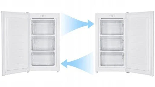 SMALL FREEZER DRAWER 60L 3 DRAWERS ROOMY WHITE