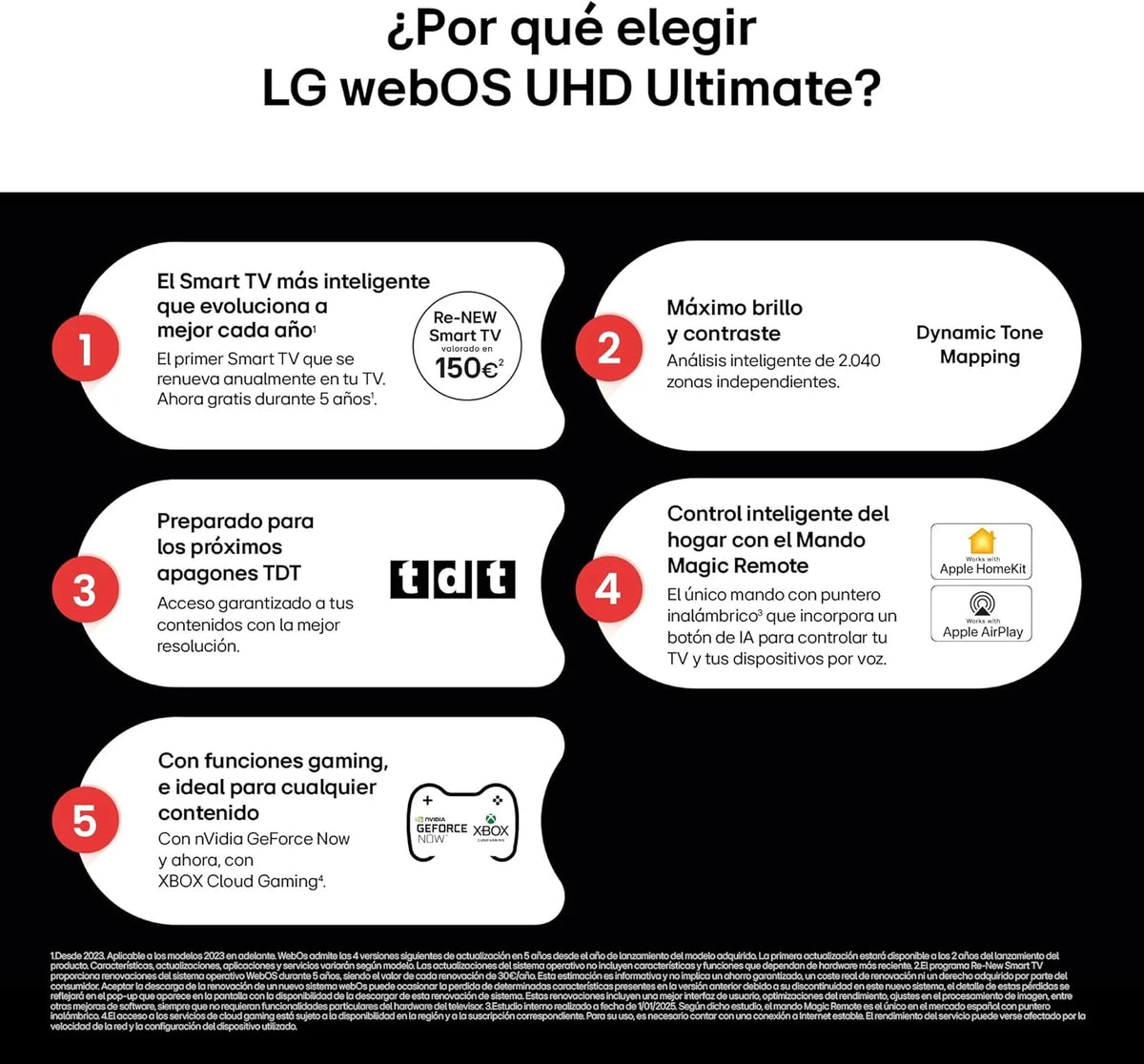 50UA73006LA - Telewizor 50", UHD 4K, WebOS 25, Ultimate IA, HDR10 Pro, Super Upscaling, Dolby Digital Plus, Google Assistant, Czarny