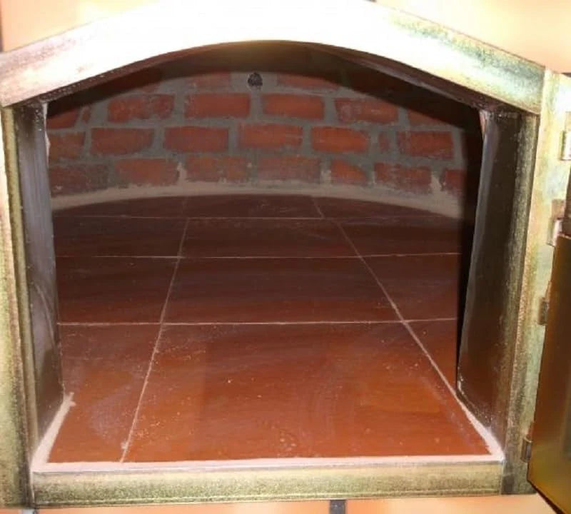 AzJardin- PIEC NA DREWNO MORUNO 100cm- Piec zewnętrzny lub wewnętrzny, idealny do pieczenia i pizzy. Drzwi z ocynkowanego żelaza. Termometr zamontowany w drzwiach. Wykonany z cegły szamotowej i zaprawy murarskiej.