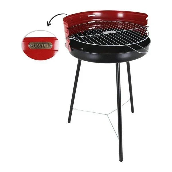 Grill kulisty Algon czerwony 42 cm