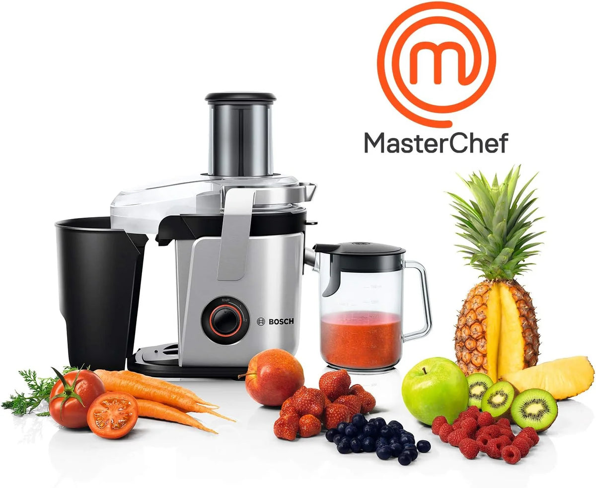 Bosch MES4000GB Blender, 1000 W, Pojemność 1,5 litra, 2 prędkości, Kolor czarny/stal/srebrny
