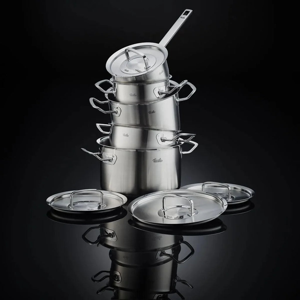 Fissler Original-Profi Zestaw Garnków z Rondlem, Stal 18/10, Srebrny, 5 sztuk