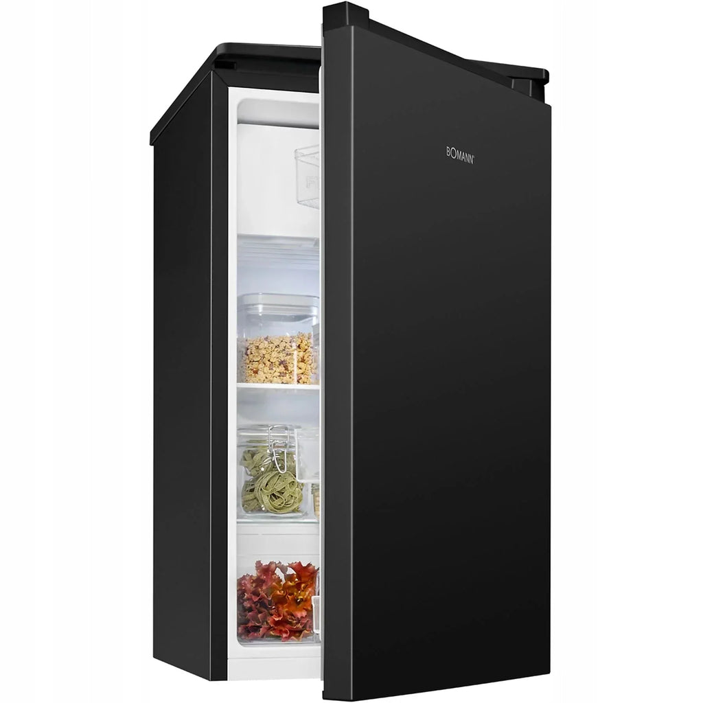 Bomann Refrigerator Freezer Single Door Black 91L KS 7254