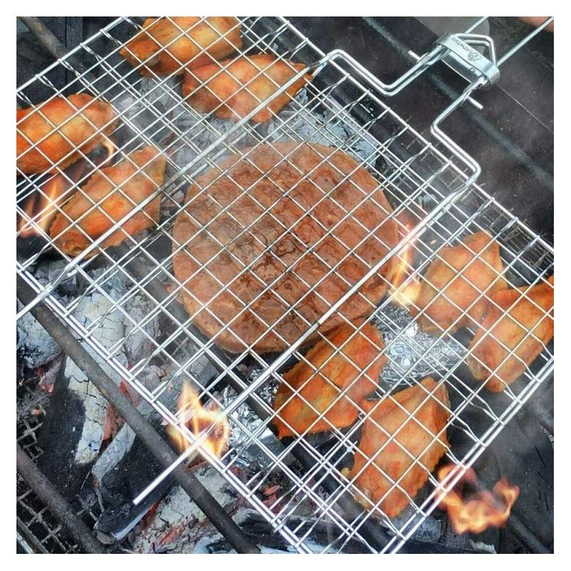 Ruszt Do Grillowania Jedzenia Grill 51x34x22cm