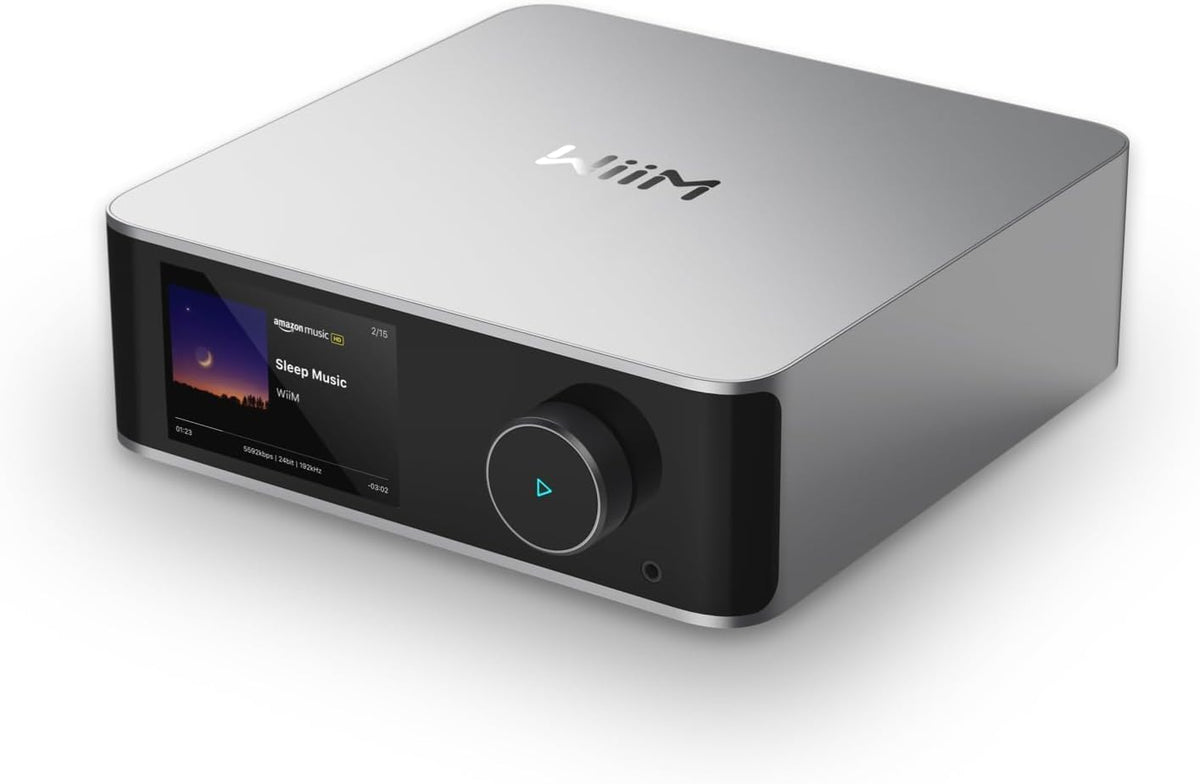 WiiM Ultra Music Streamer & Cyfrowy Przedwzmacniacz | Ekran Dotykowy 3,5",Kompatybilny z GoogleCast&Alexa,Streamuj Spotify,Amazon Music,Tida,HDMI ARC,Wejście Phono,Wyjście Słuchawkowe,kosmiczny szary