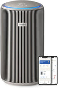 Oczyszczacz powietrza Philips PureProtect serii 3200 Smart, filtr HEPA i z węglem aktywnym, CADR 500m³/h do 130m², bardzo cichy, wychwytuje 99,97% alergenów, aplikacja połączona (AC3210/12)