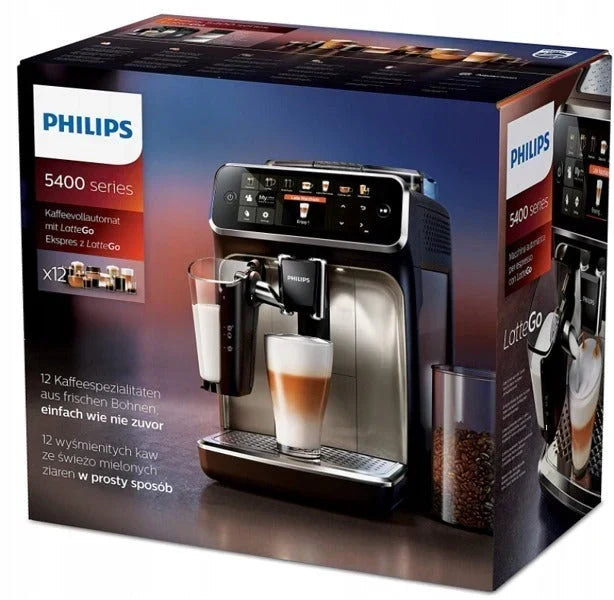 Pressure espresso machine PHILIPS Series 5400 LatteGo EP5447/90