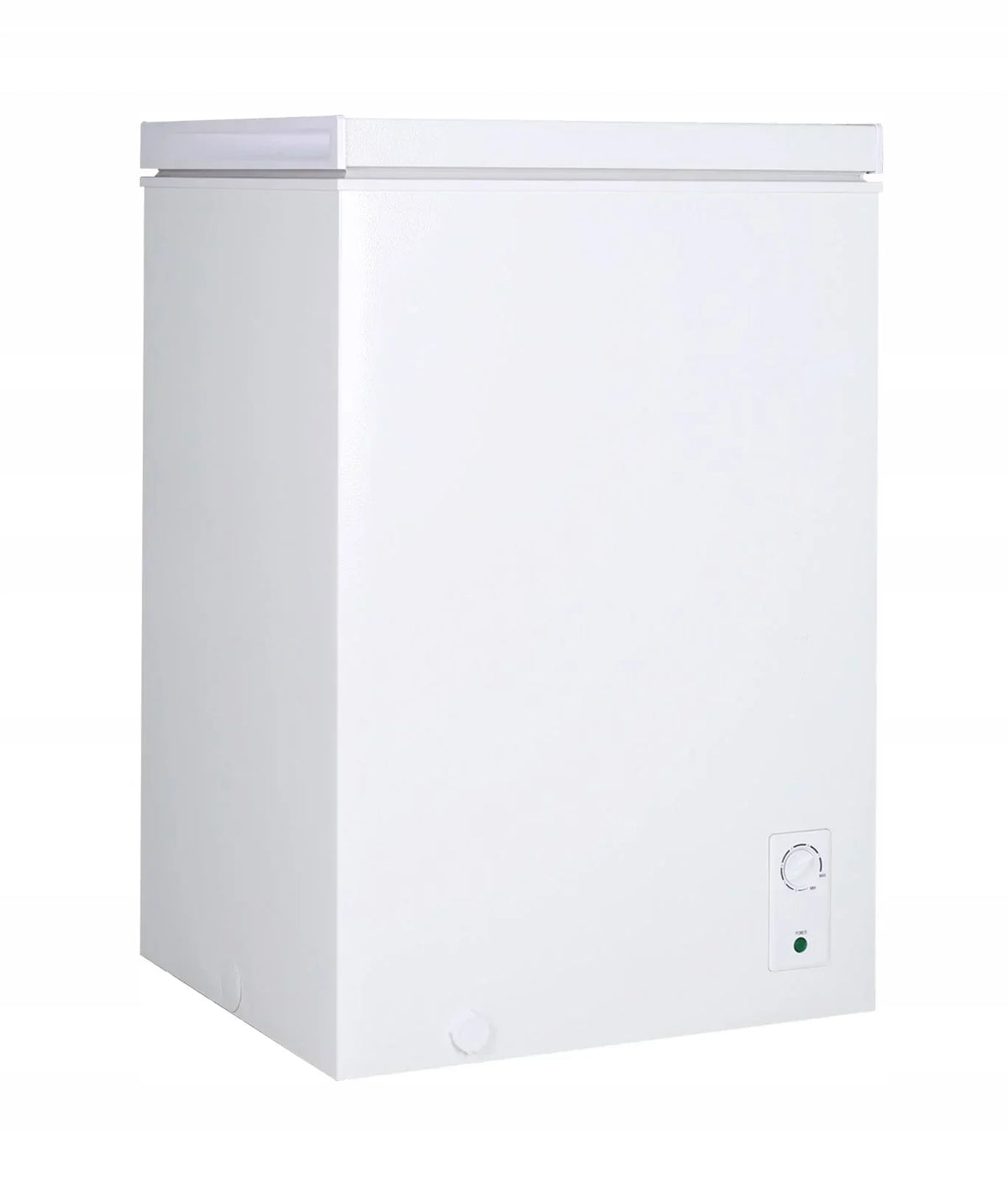 MINI CHEST FREEZER 2-IN-1 FRIDGE 100L BASKET LED WHITE
