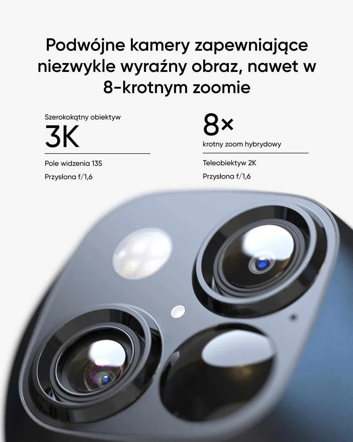 eufy Security SoloCam S340 Podwójna kamera słoneczna, zewnętrzna kamera monitoringu bezprzewodowa, domowa kamera bezpieczeństwa 3K, widok 360°, Wi-Fi 2,4 GHz, bez opłat miesięcznych