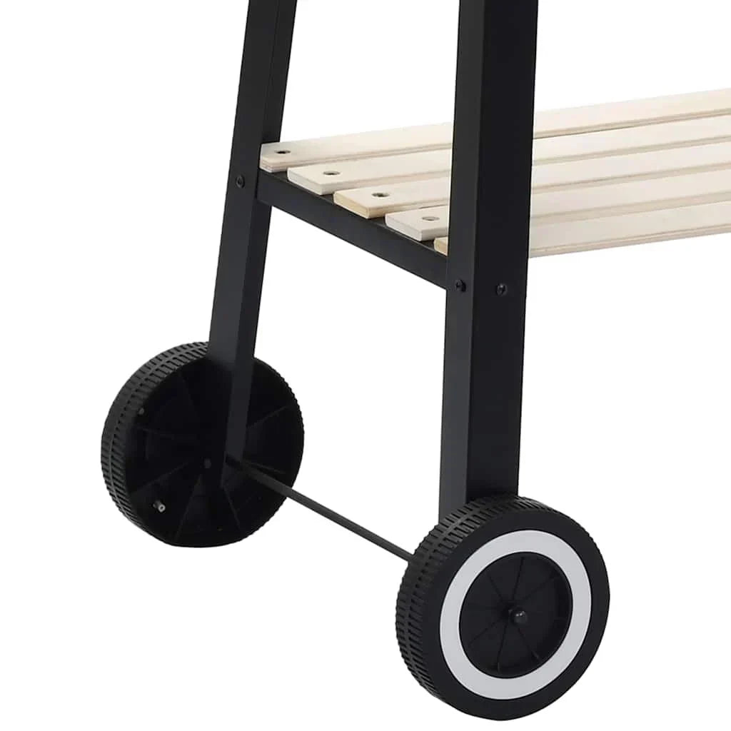 Grill węglowy na kółkach Vidaxl