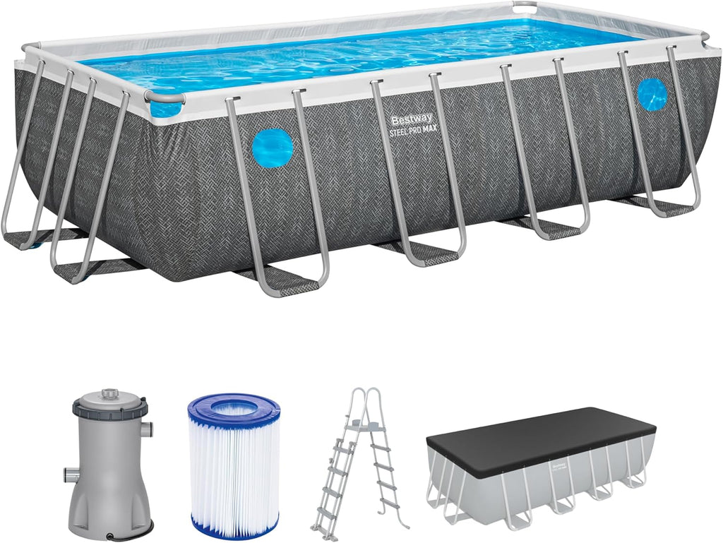 Basen prostokątny Bestway Splashview, 488 x 244 x 122 cm