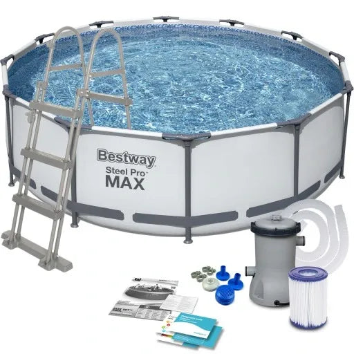 STEEL PRO MAX™ FRAME POOL 366x122cm BESTWAY 11-in-1 SET