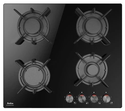 ELECTROLUX EGG6407K Gas hob 59x51cm 4 burners cast iron grate black