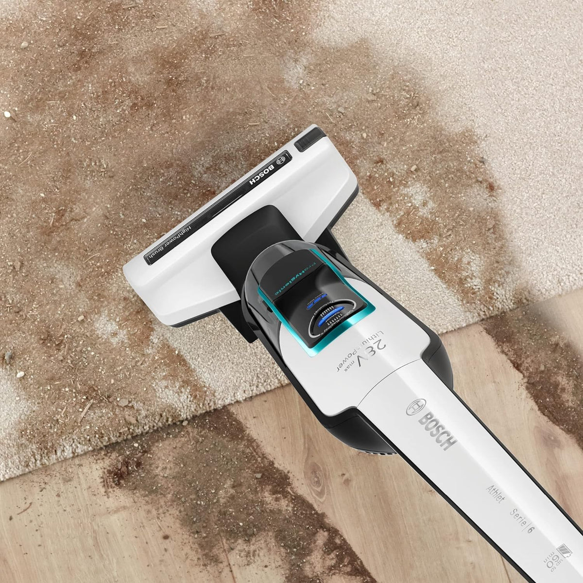 Bosch - Bezprzewodowy odkurzacz Athlet ProHygienic, seria 6, do 60 minut pracy, biały, BCH86HYG2