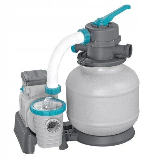 Bestway pompa piaskowa do basenu, filtr do basenów, 11355 L/h, złączki, węże