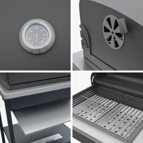 2 BBQ Grills Charcoal Stainless Steel Chrome Plated Grate