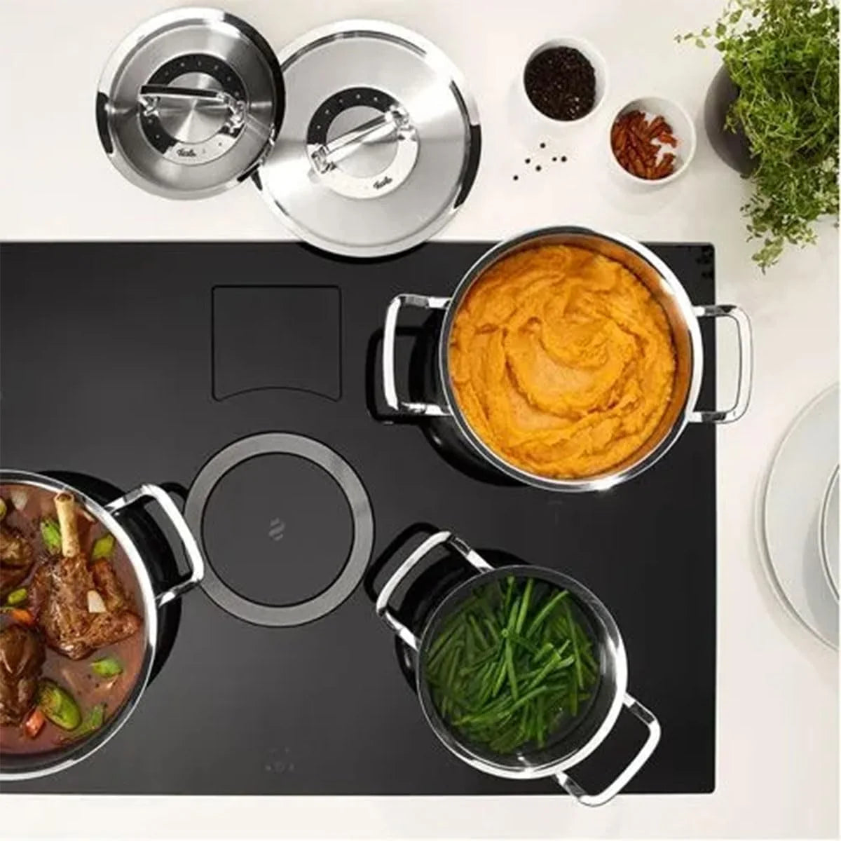 Fissler Original-Profi Zestaw Garnków z Rondlem, Stal 18/10, Srebrny, 5 sztuk