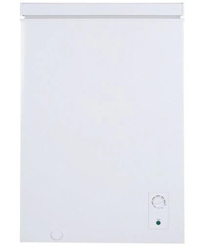 MINI CHEST FREEZER 2-IN-1 FRIDGE 100L BASKET LED WHITE
