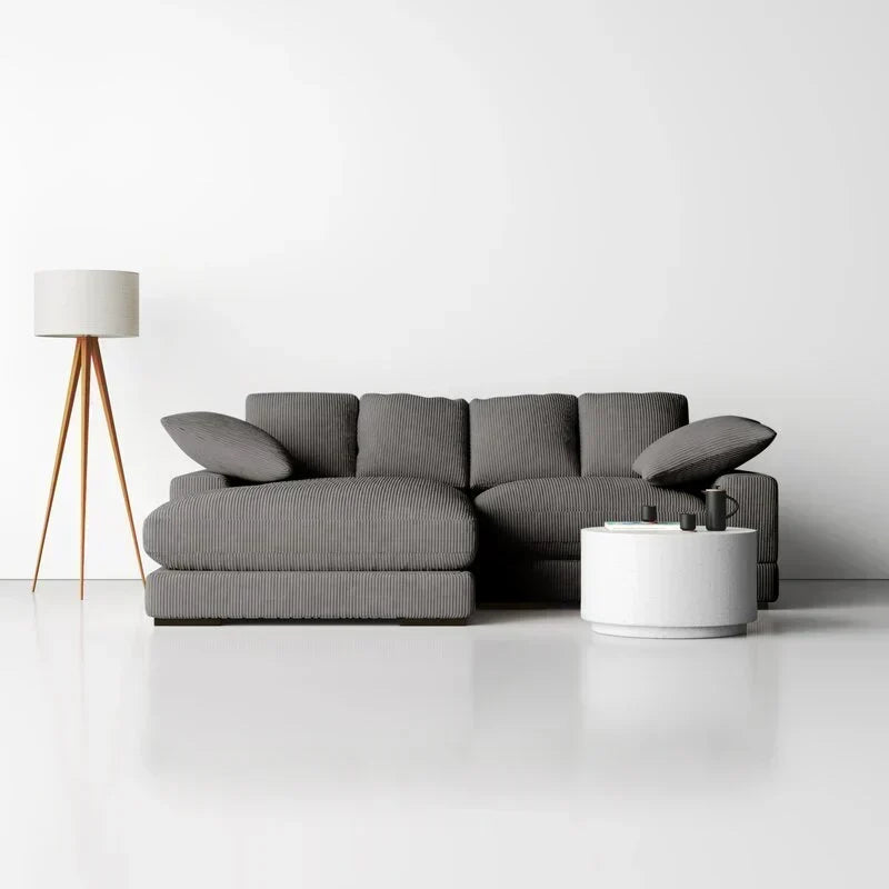 Sofa z odwracalnym szezlongiem o szerokości 106 cali