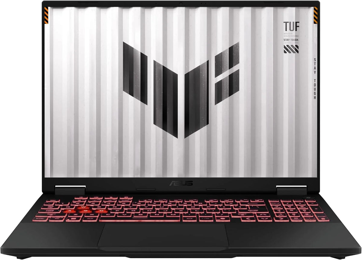 ASUS TUF Gaming A16 FA608UM-RV005 - Laptop Gaming 16" WUXGA 165Hz (AMD Ryzen 7 260, 32GB RAM, 1TB SSD, NVIDIA RTX 5060 8GB, Bez Systemu Operacyjnego) Szary Jager - Klawiatura QWERTY hiszpańska