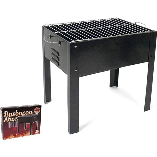 Grill Czarny 35x24x35 cm