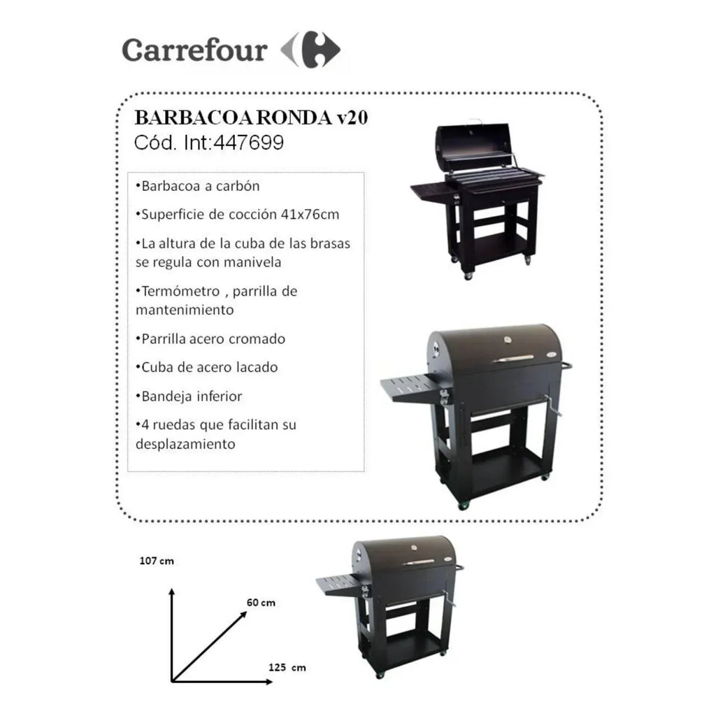 Grill Barbacoa Mod. Ronda V-2020
