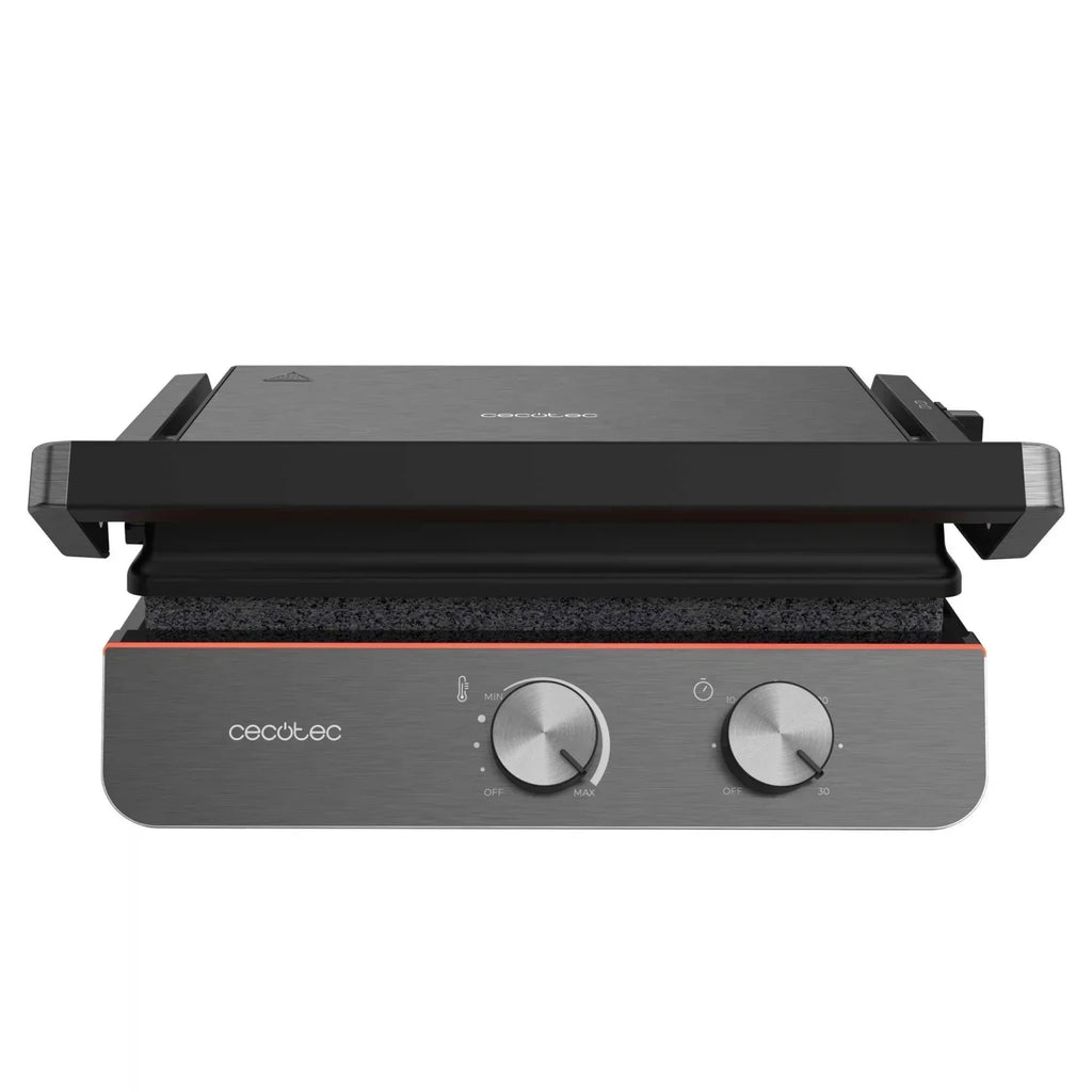 Grill Elektryczny Cecotec Rock’nGrill Blaze Neon, 2200 W - Czarny