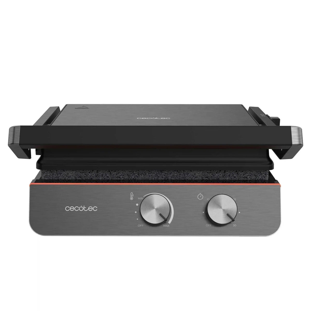 Grill Elektryczny Cecotec Rock’nGrill Blaze Neon, 2200 W - Czarny