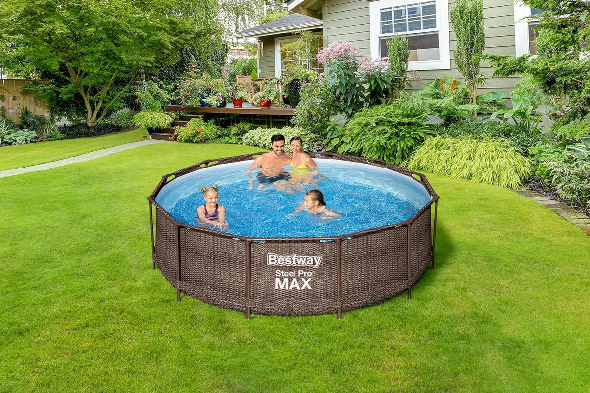 Bestway Basen Rozporowy Steel Pro Max Deluxe 366x100 cm 56709