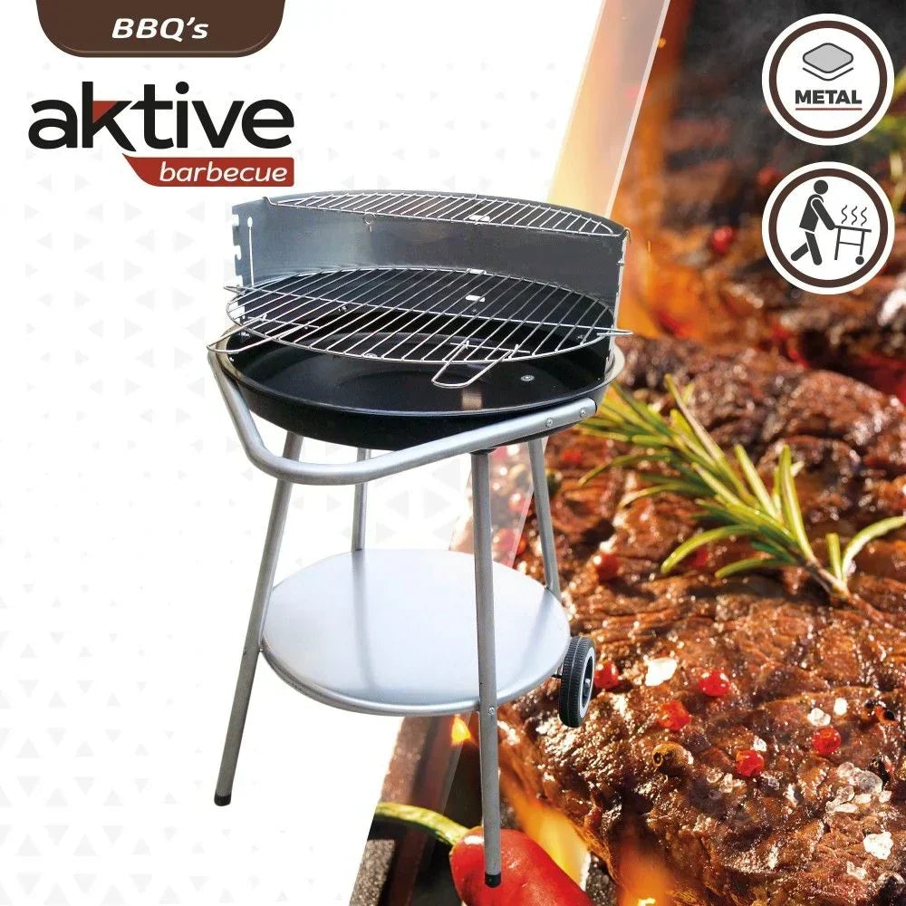 Okrągły Przenośny Grill Barbacoa Aktive