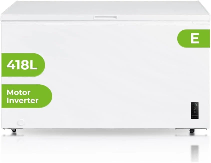 Aspes Congelador Horizontal Blanco ACHH4500EDC. Pojemność 418 litrów, Dual Cooling, 2 kosze, Niski Poziom Hałasu, Klasa Efektywności Energetycznej E