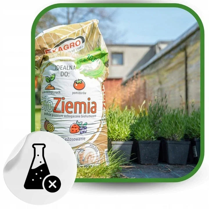 BIO Ziemia ogrodowa Kompost 1050L do pomidorów, warzyw, rozsad PALETA