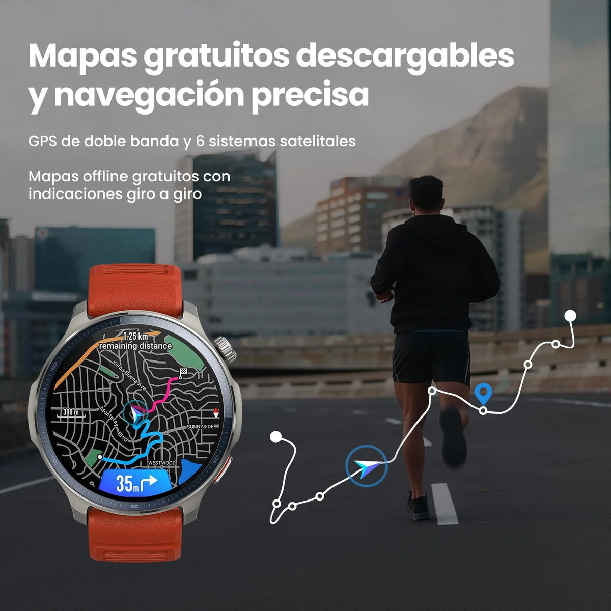 Amazfit Balance 2 Smartwatch Męski 47 mm, Wyświetlacz AMOLED 1,5" ze Szkła Szafirowego, Smartwatch z NFC, GPS, Bateria 21 Dni, Ponad 170 Trybów Sportowych, Hyrox, Golf, dla Androida i iPhone'a