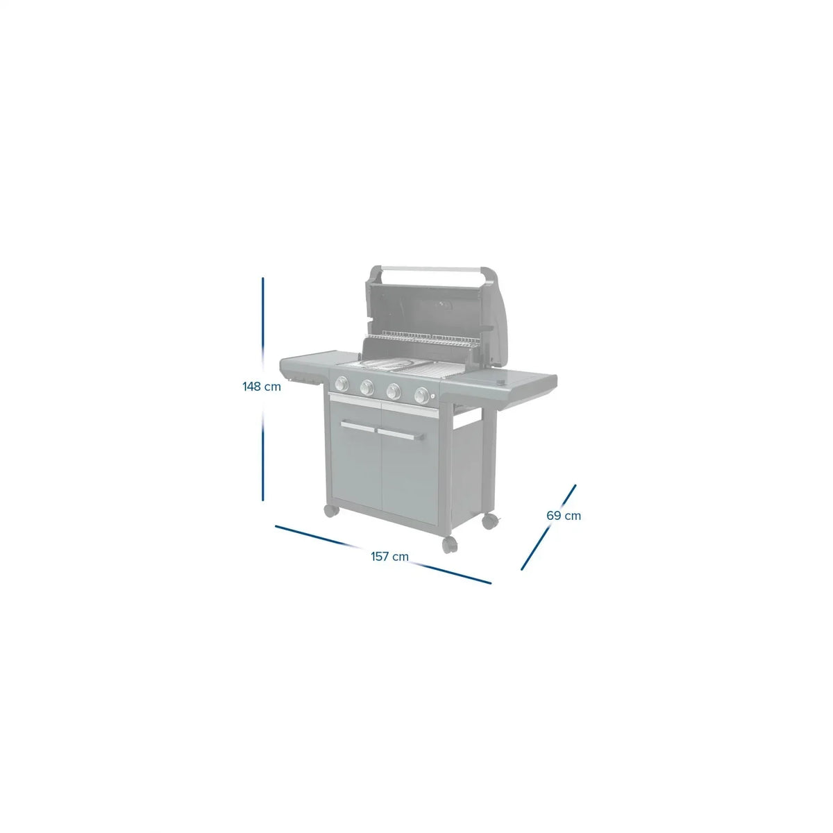 Grill Gazowy 4-Palnikowy Seria Premium S