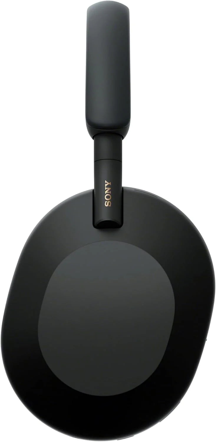 Sony WH-1000XM5 ANC Bezprzewodowe słuchawki nauszne z redukcją hałasu, Bluetooth, krystalicznie czystą jakością rozmów, Hi-Res, do 30 godzin pracy na baterii, szybkie ładowanie, Alexa i Asystent Google, iOS i Android - Czarne