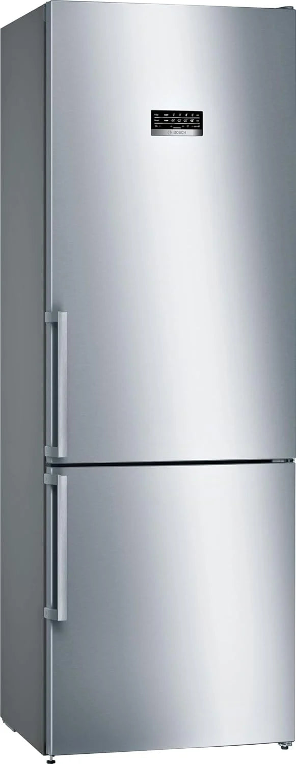 Bosch Serie 4 - Lodówko-zamrażarka, NoFrost, wysokość 203 x szerokość 70 cm, 438 L, technologia VitaFresh, biała - KGN49XIDQ