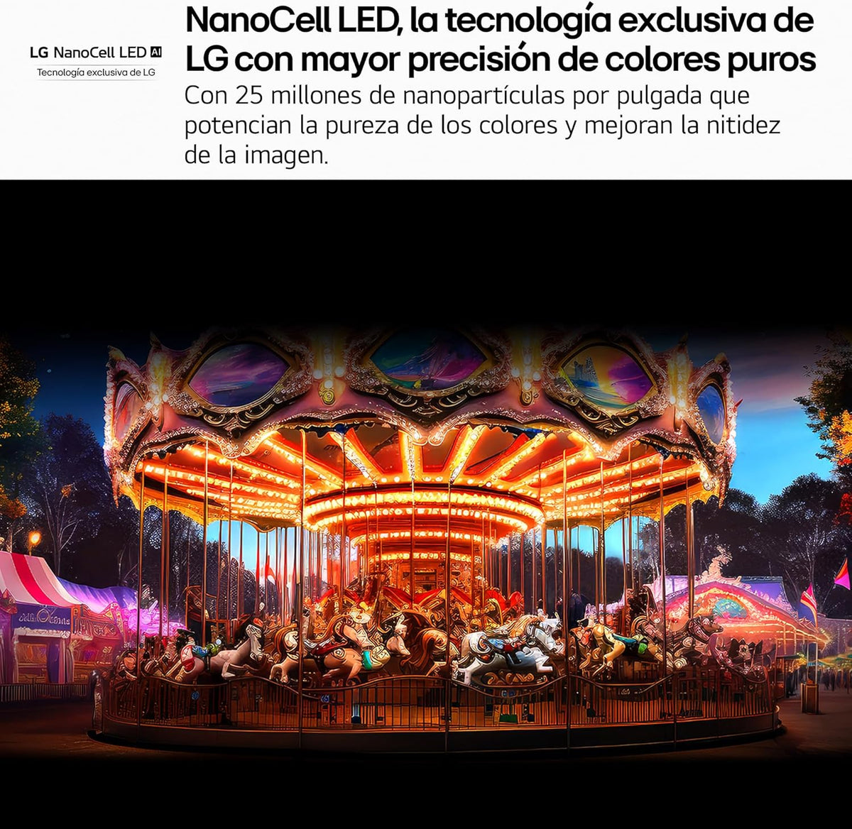 43NANO80A6B - Telewizor 43", 4K NanoCell, Smart TV, LED AI, WebOS 25, Wydajny i Inteligentny Procesor, Super Upscaling, Dolby Digital Plus, Alexa/Asystent Google, Czarny