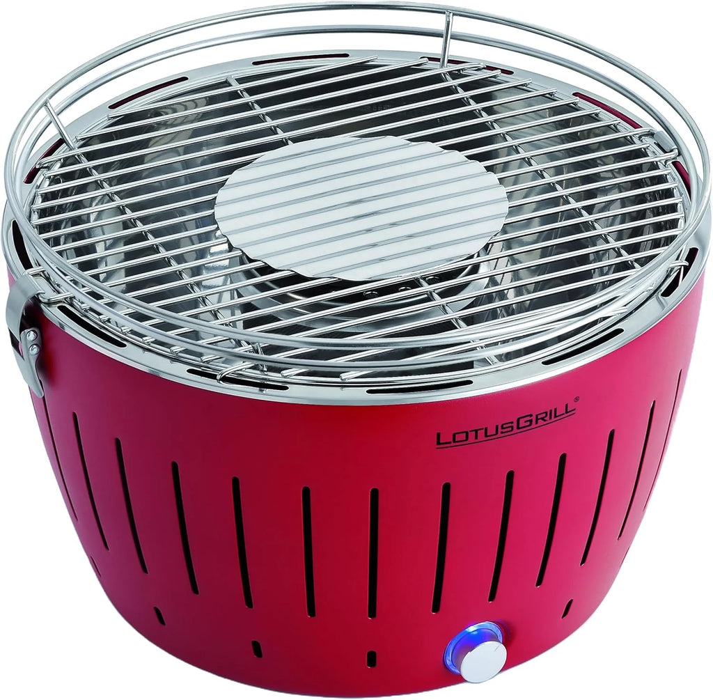 LotusGrill G-RO-34 - Bezdymny grill węglowy, 35 x 26 x 23,4, czerwony