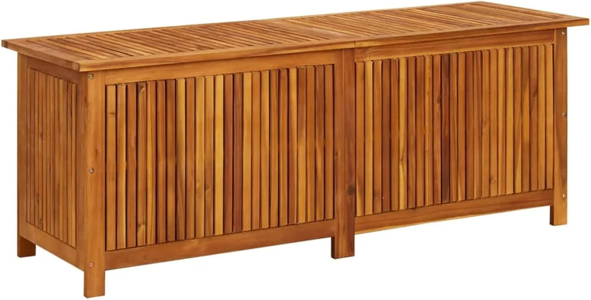 ARKEM Skrzynia Ogrodowa Schowek na Poduszki Drewno Akacjowe 150x50x58 cm Skrzynia Ogrodowa Ławka Schowek Skrzynia na Poduszki