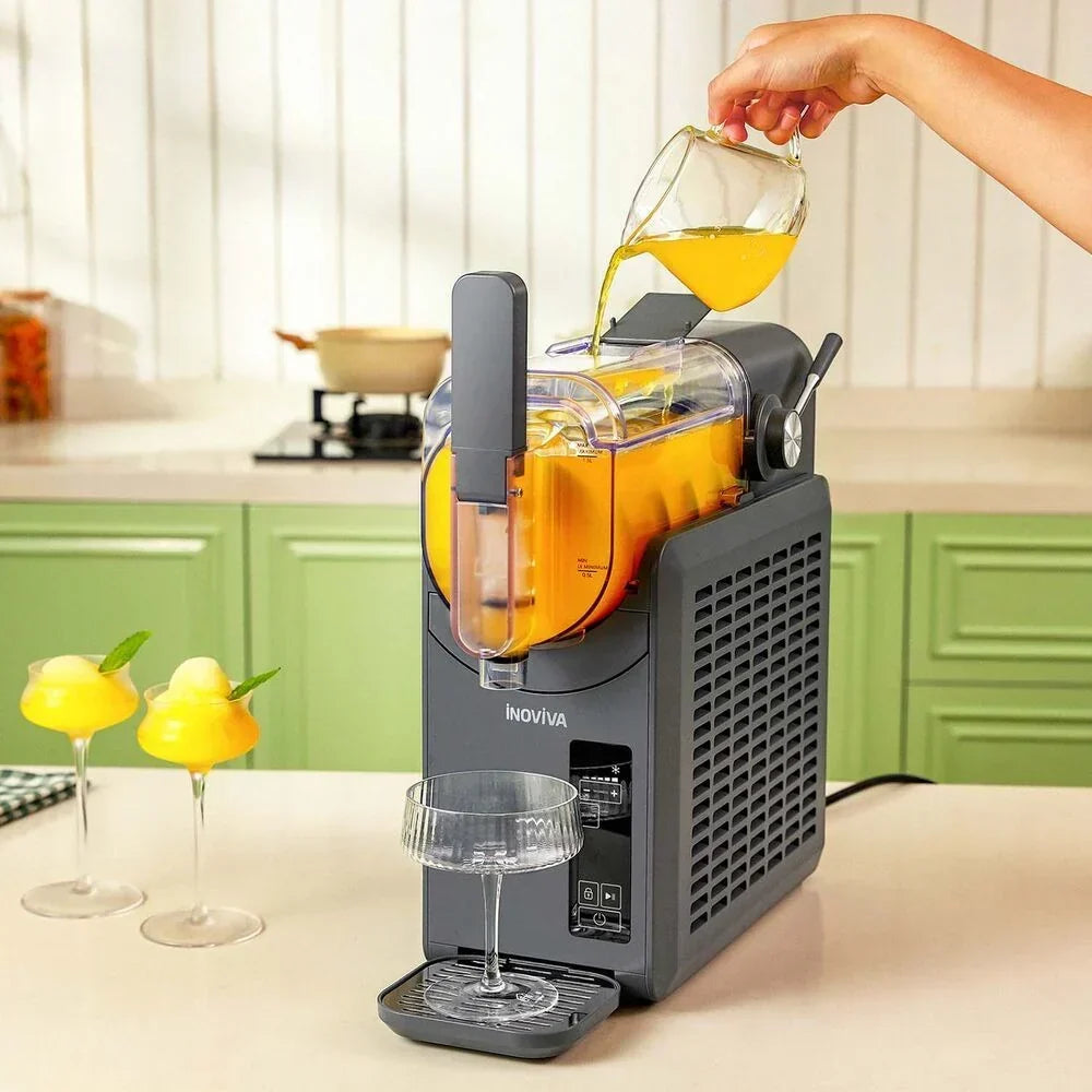 Inoviva Slushie S1.0 Frozen Drink Machine, 2L, Grey
